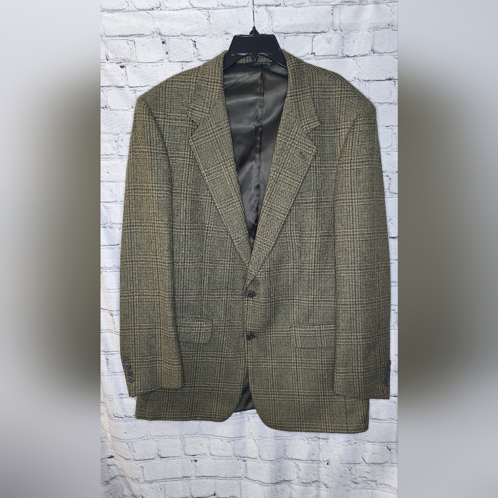 Vintage‎ Men's Burberrys 100% Pure Wool Blazer Size 46